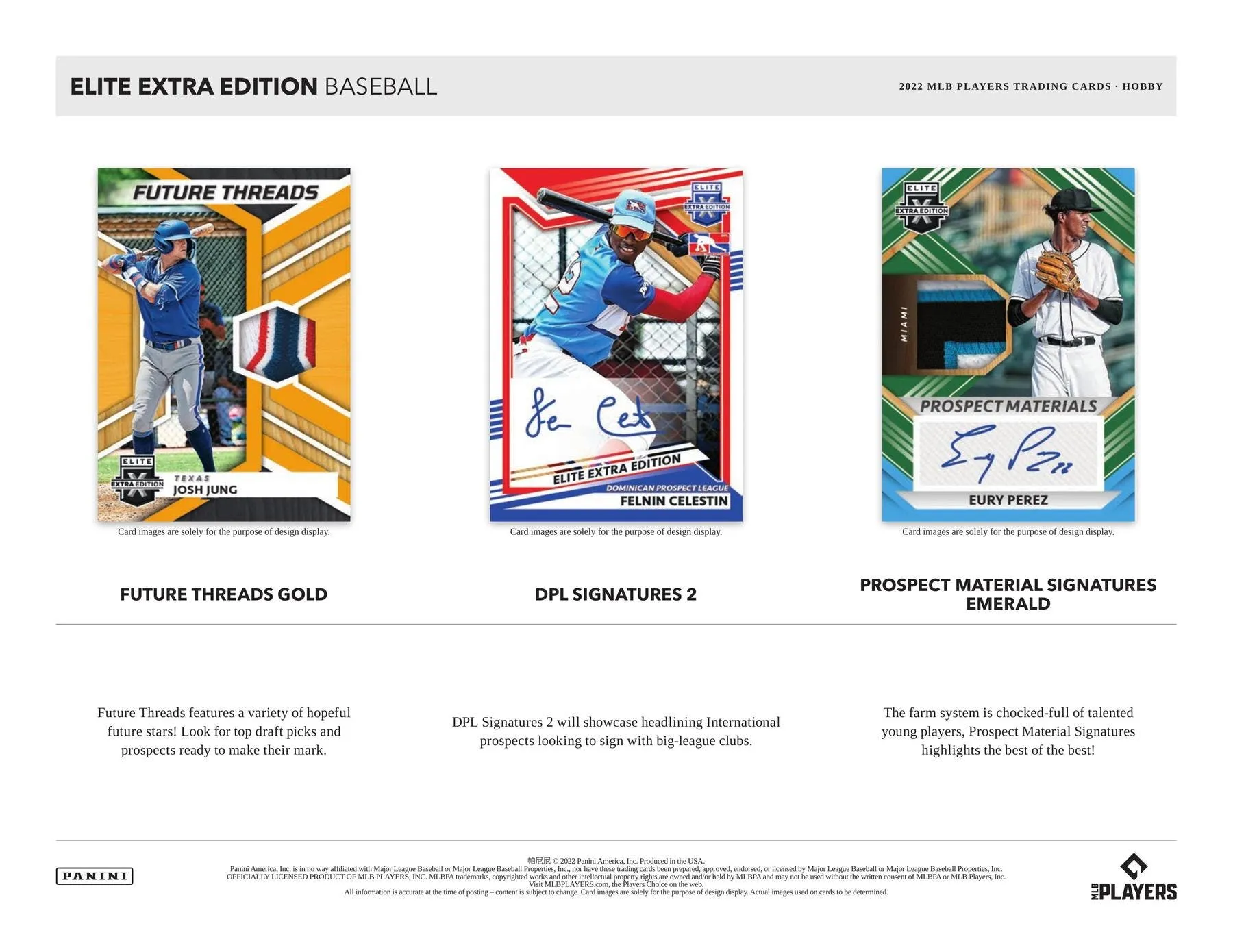 2022 Panini Elite Extra Edition Baseball Box