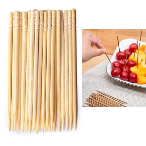600 Ct Natural Bamboo Toothpicks 4" Picks Serving Food Party Cocktail Appetizer