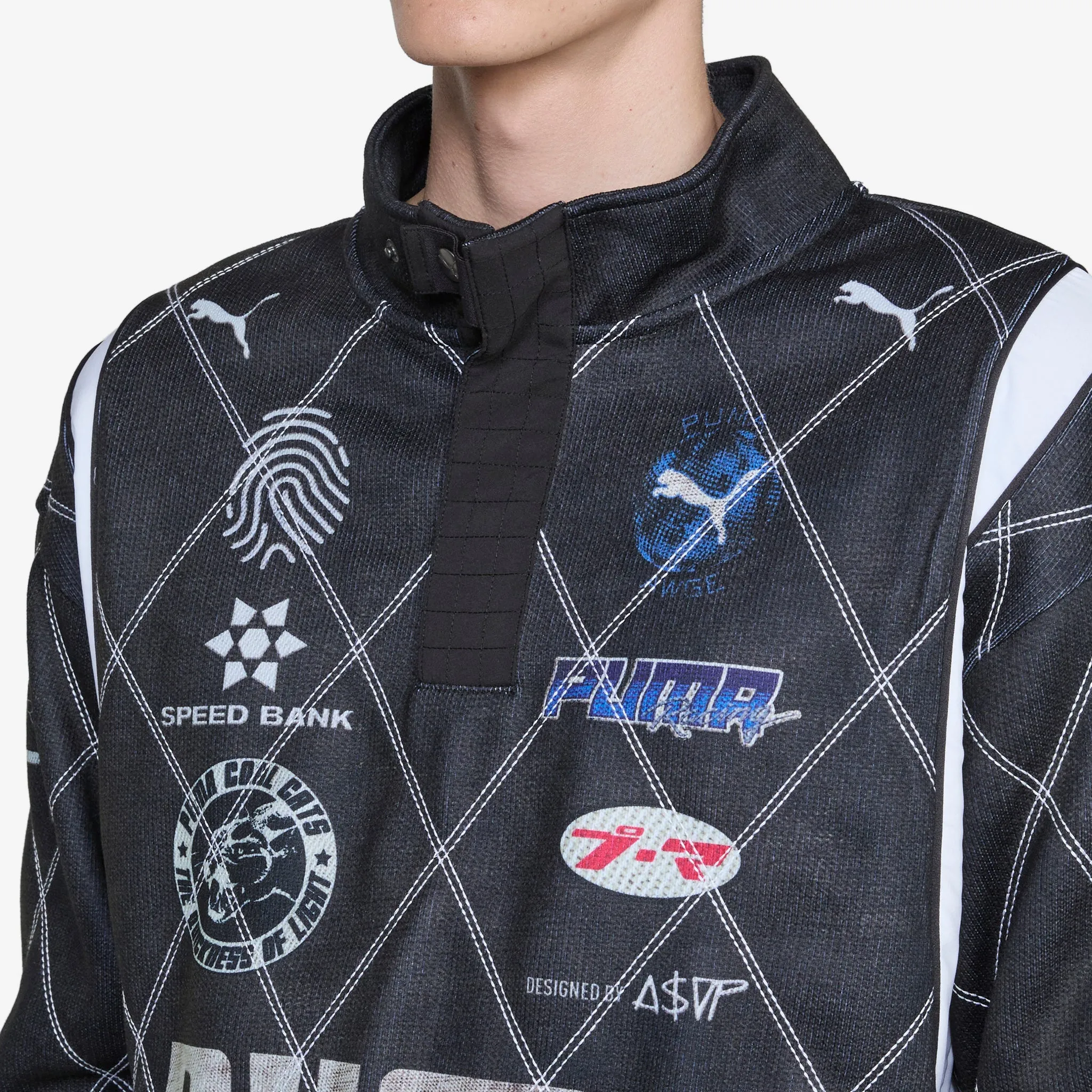 A$AP Rocky x Distressed Sweatshirt PUMA Black