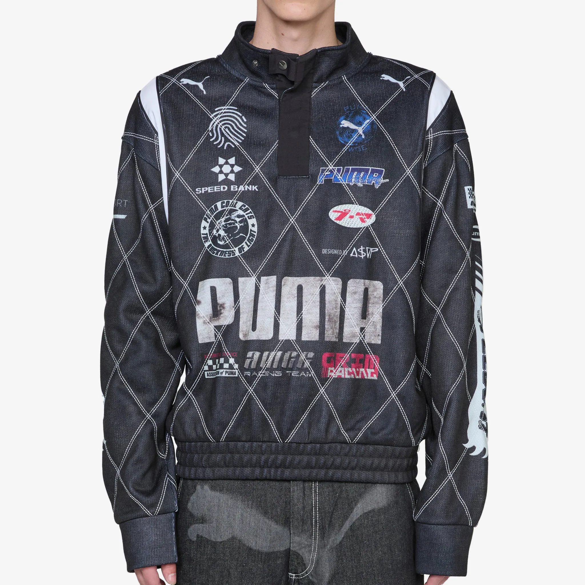 A$AP Rocky x Distressed Sweatshirt PUMA Black