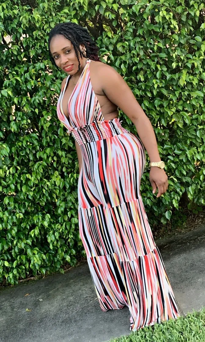 Accordion Twist Jumpsuit