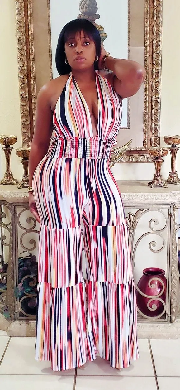 Accordion Twist Jumpsuit
