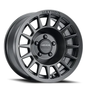 Aluminum Wheels 18x8.5 Bead Grip MR707 Bolt Pattern 5 On 100 Offset 38 Lip Size 0 Matte Black MB Method