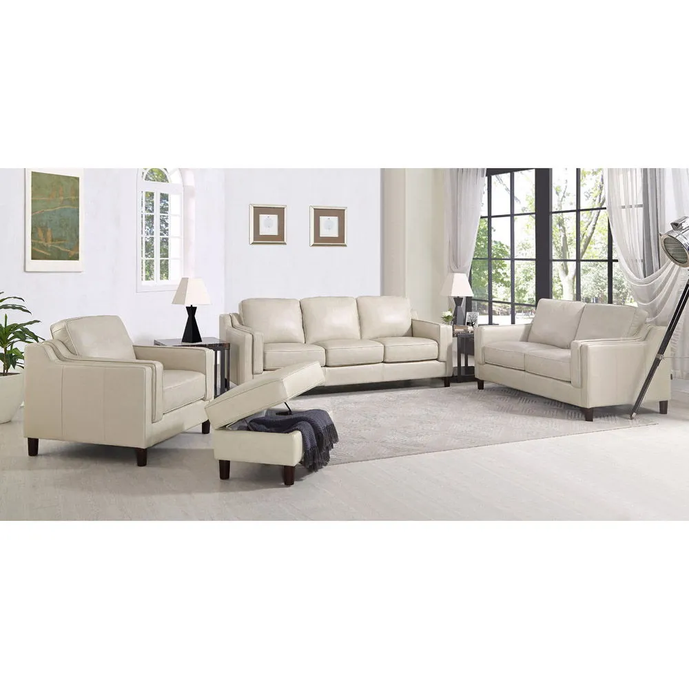 Bella - Leather Storage Ottoman by Couch.com