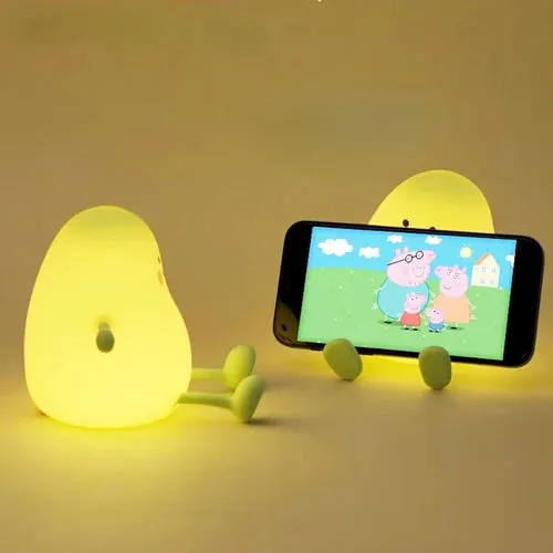 Cute Mango Rechargeable Nightlight Lamp Phone Holder
