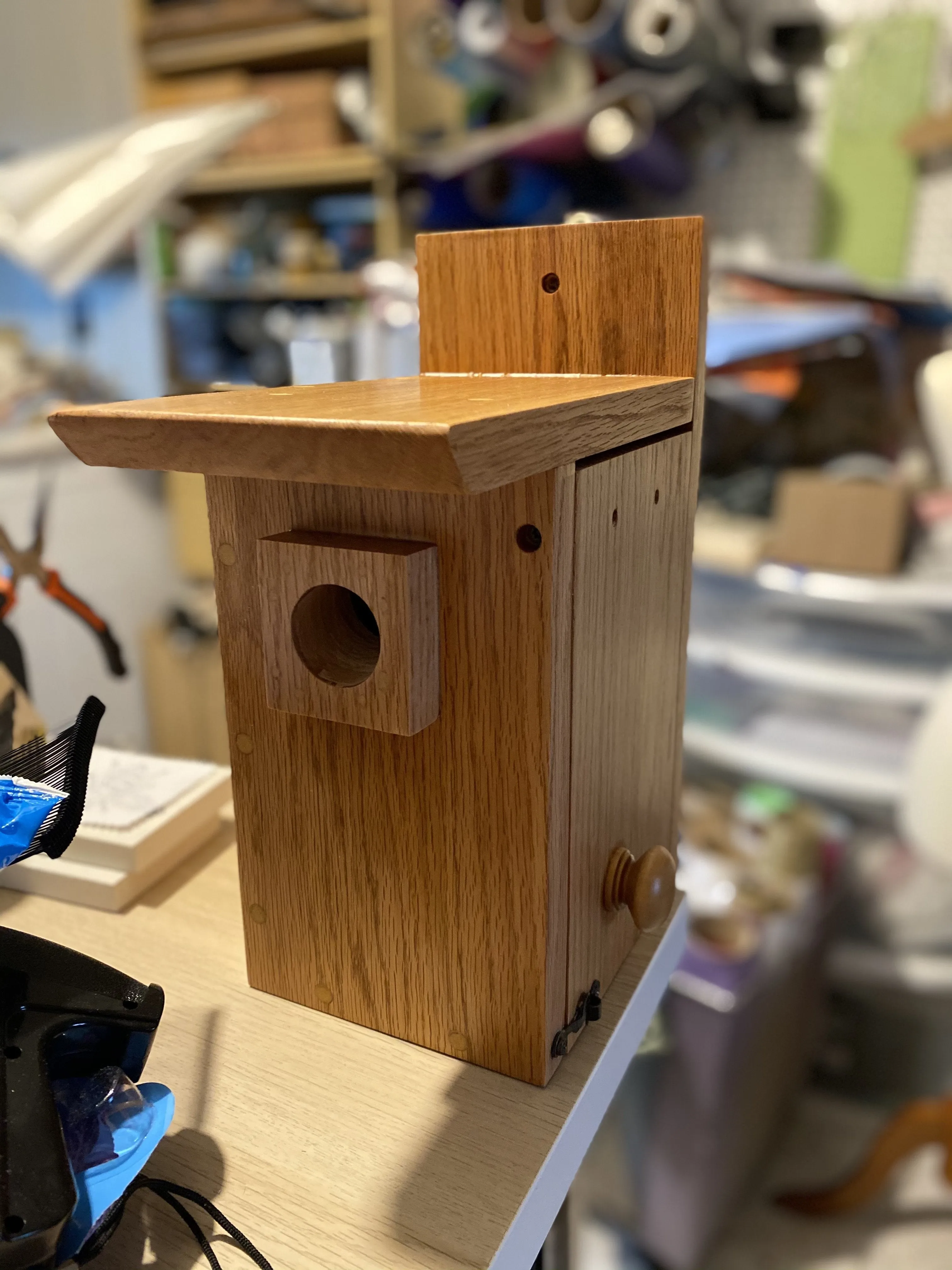Eastern Blue Bird House Veteran Made