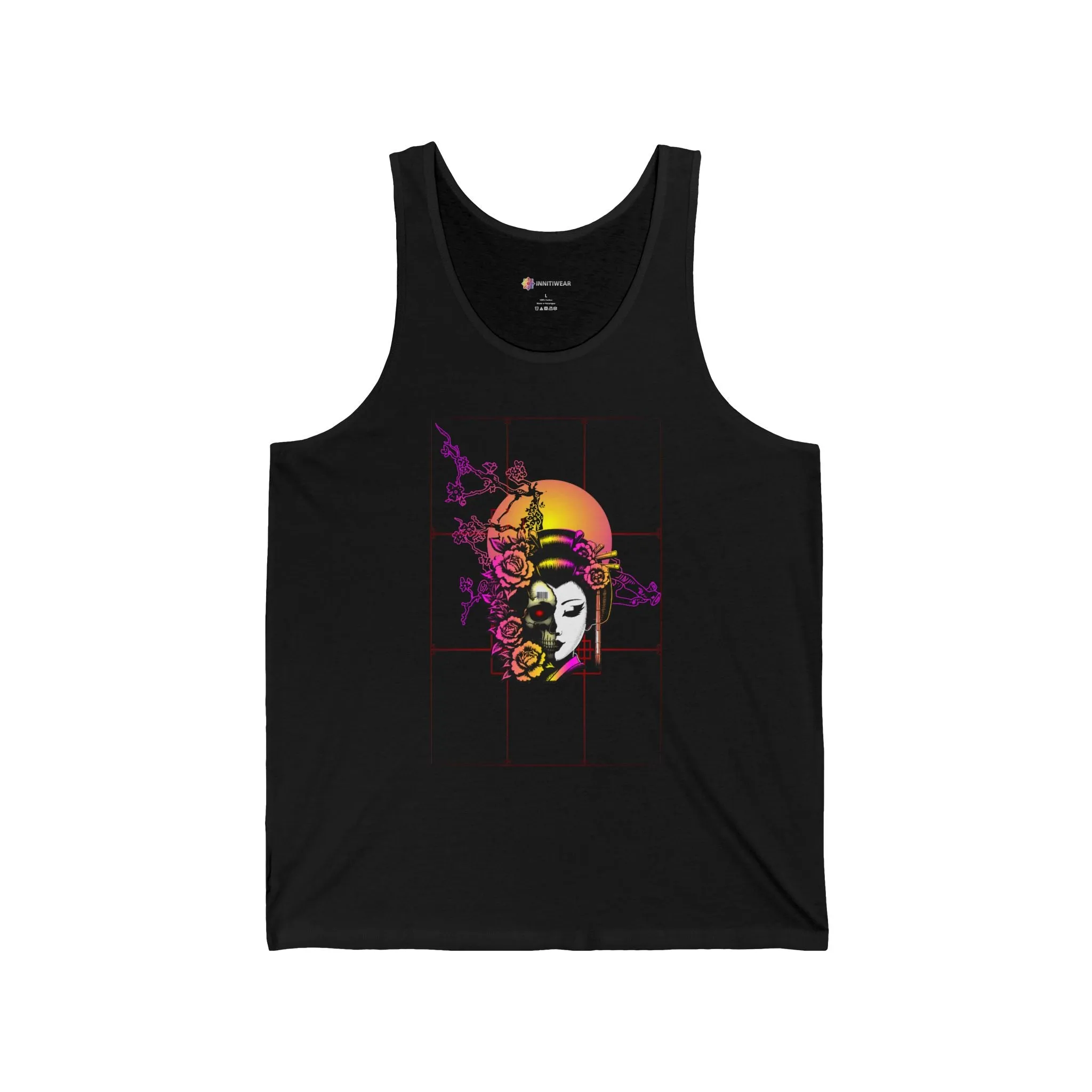 Geisha Sun Unisex Jersey Tank