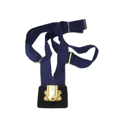 Guidon Flag Carrier, Double Strap Web Harness, Leather Shield