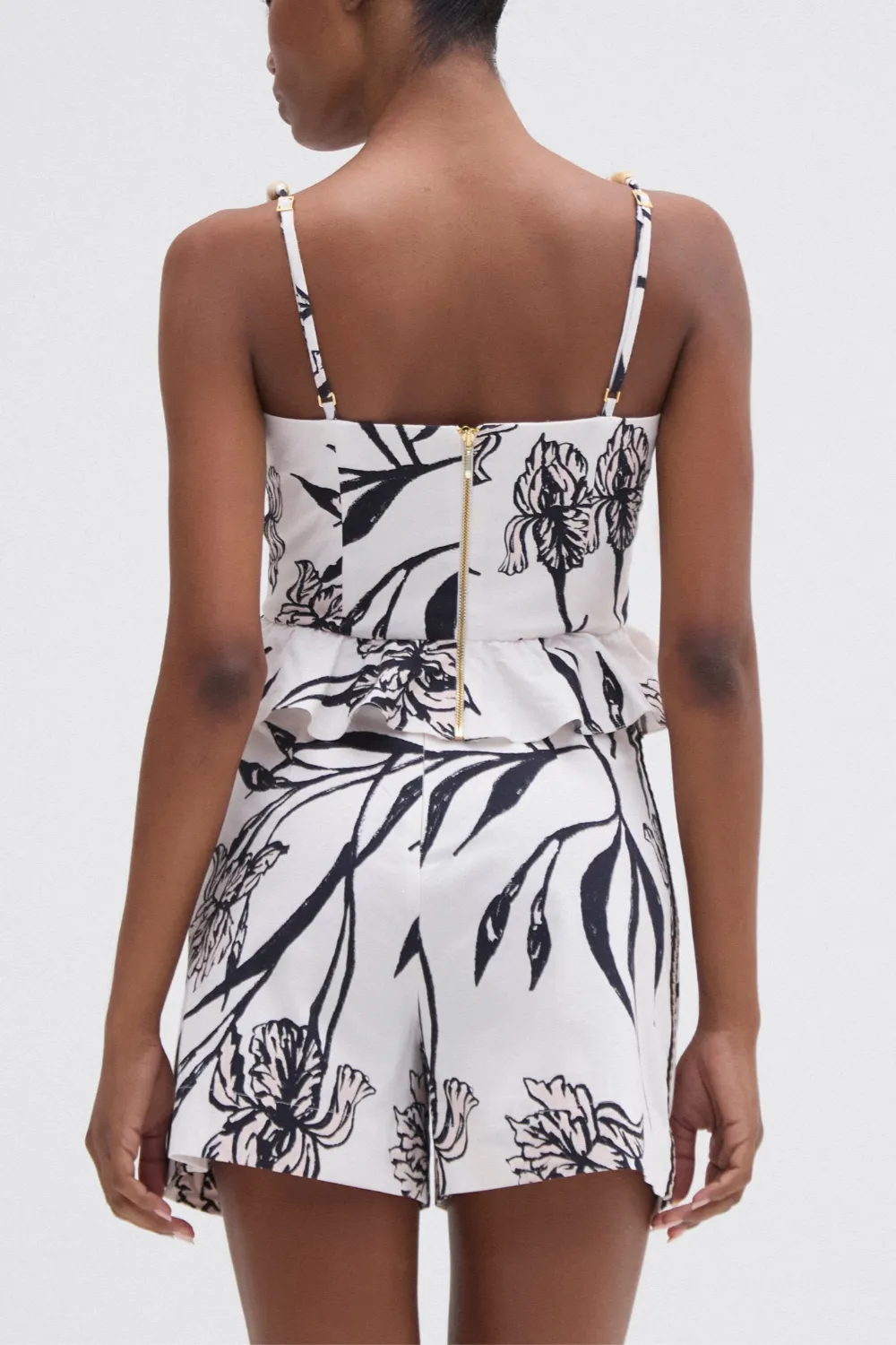 IRIS PEPLUM TOP
