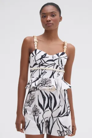 IRIS PEPLUM TOP