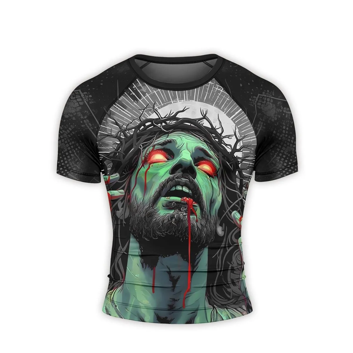 Jesus Paid All Men's Short Sleeve Rash Guard