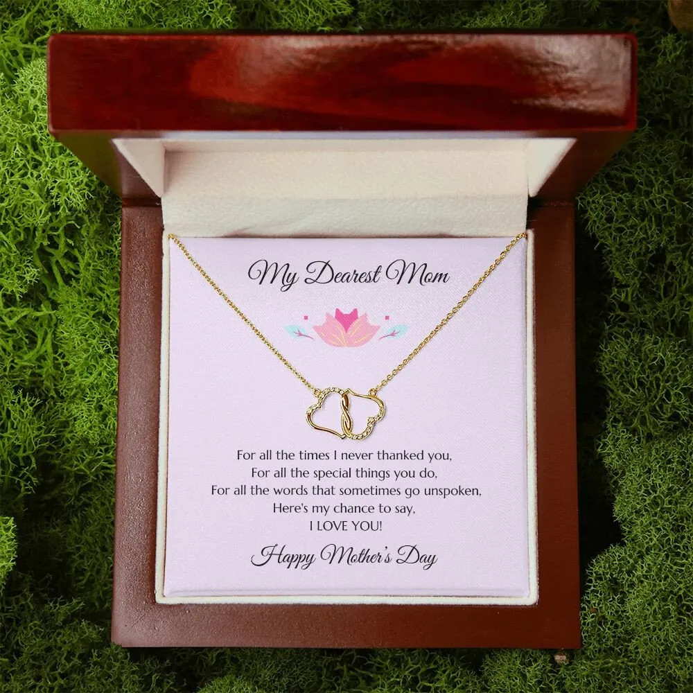 Mom Gift, Mothers Day Gift, Mothers Day Present, Mothers Day Diamond Necklace, Mom Gold Necklace, Mom Gift, Gift For Mom, Lavendar Mom Gift