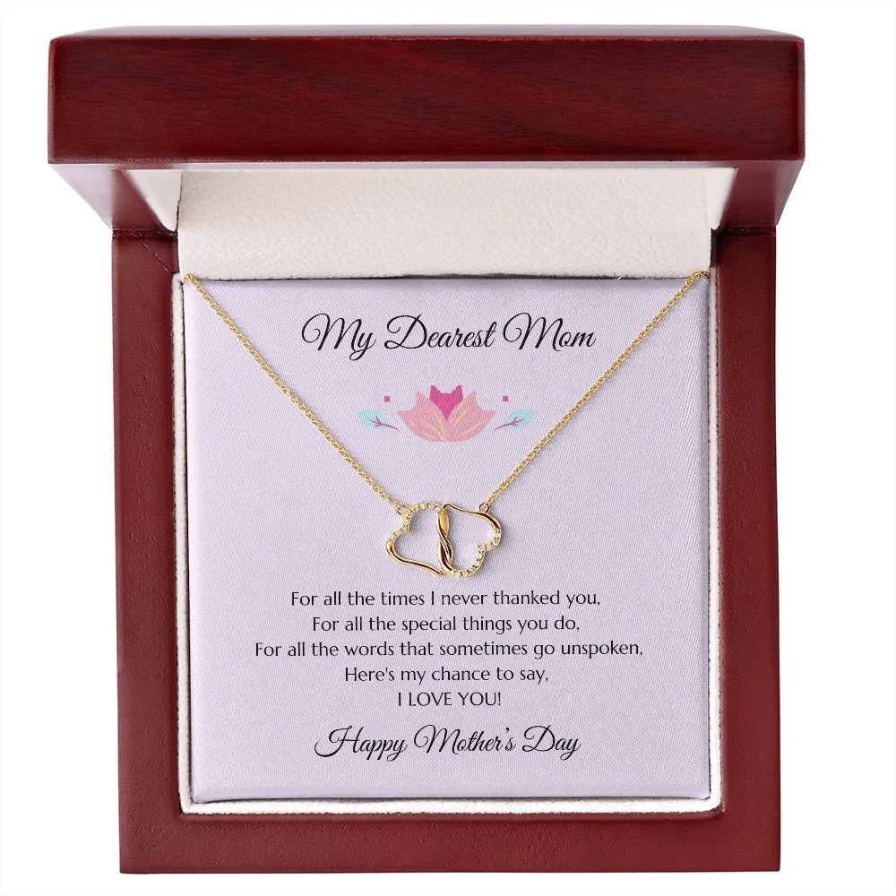 Mom Gift, Mothers Day Gift, Mothers Day Present, Mothers Day Diamond Necklace, Mom Gold Necklace, Mom Gift, Gift For Mom, Lavendar Mom Gift