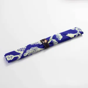 Original Furoshiki Chopstick Case | Chrysanthemum Blue