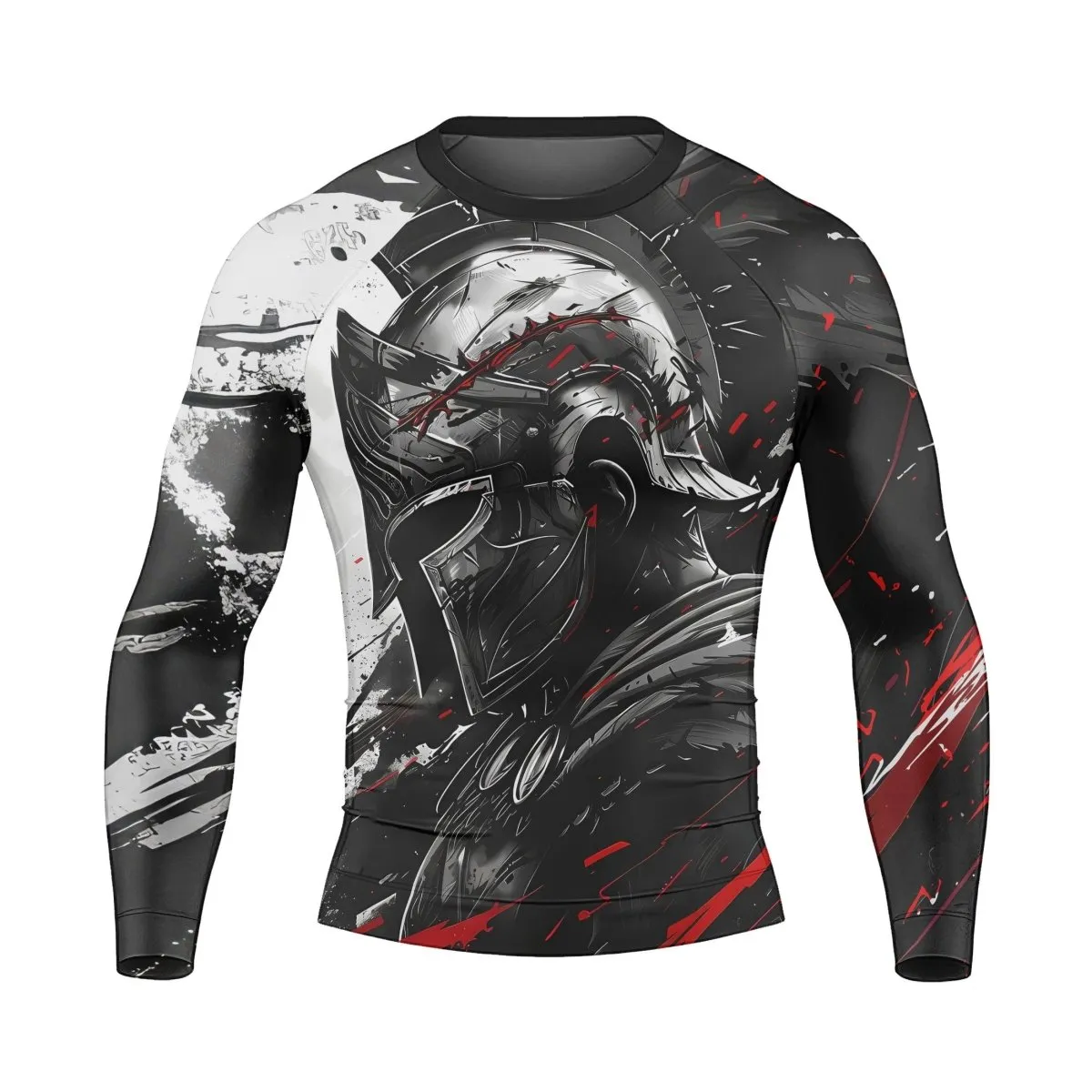 Spartan Warrior Soul Men's Long Sleeve Rash Guard