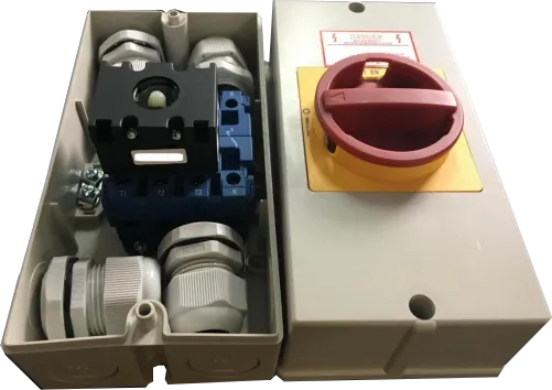 TGLW30-4B100, 4 Pole Rotary/CAM Switch RED, 100 Amp 400VAC, Plastic, Direct Type, IEC60947-5-1