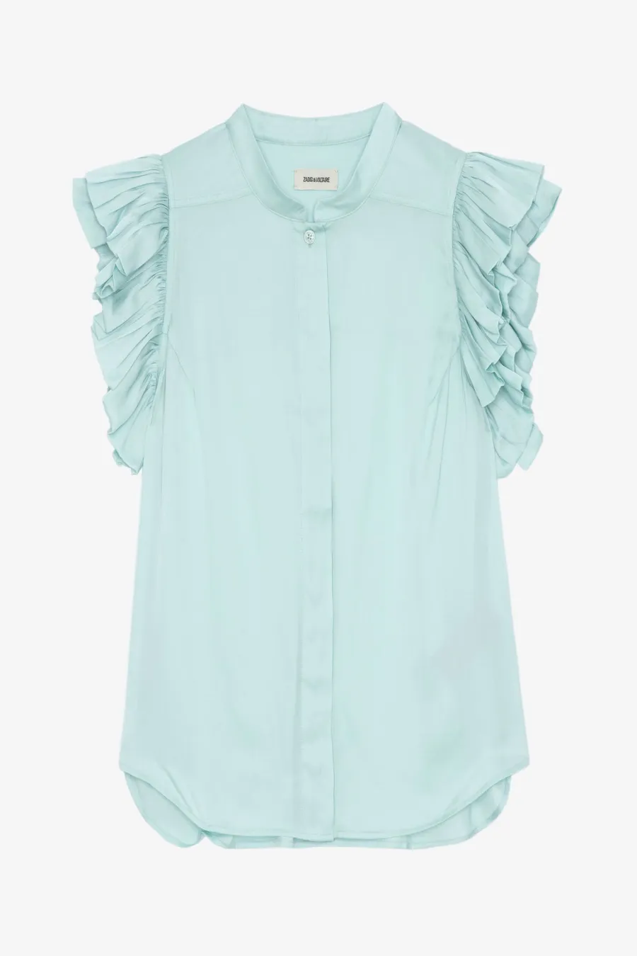 Tiza Satin Top Celadon