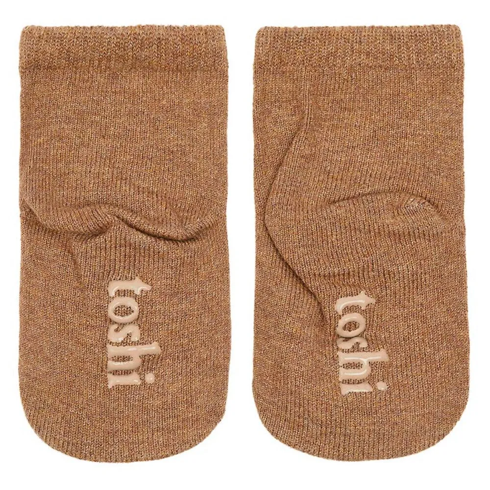 Toshi Organic Ankle Socks Dreamtime Walnut