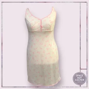 Vintage Ivory Pink Slip