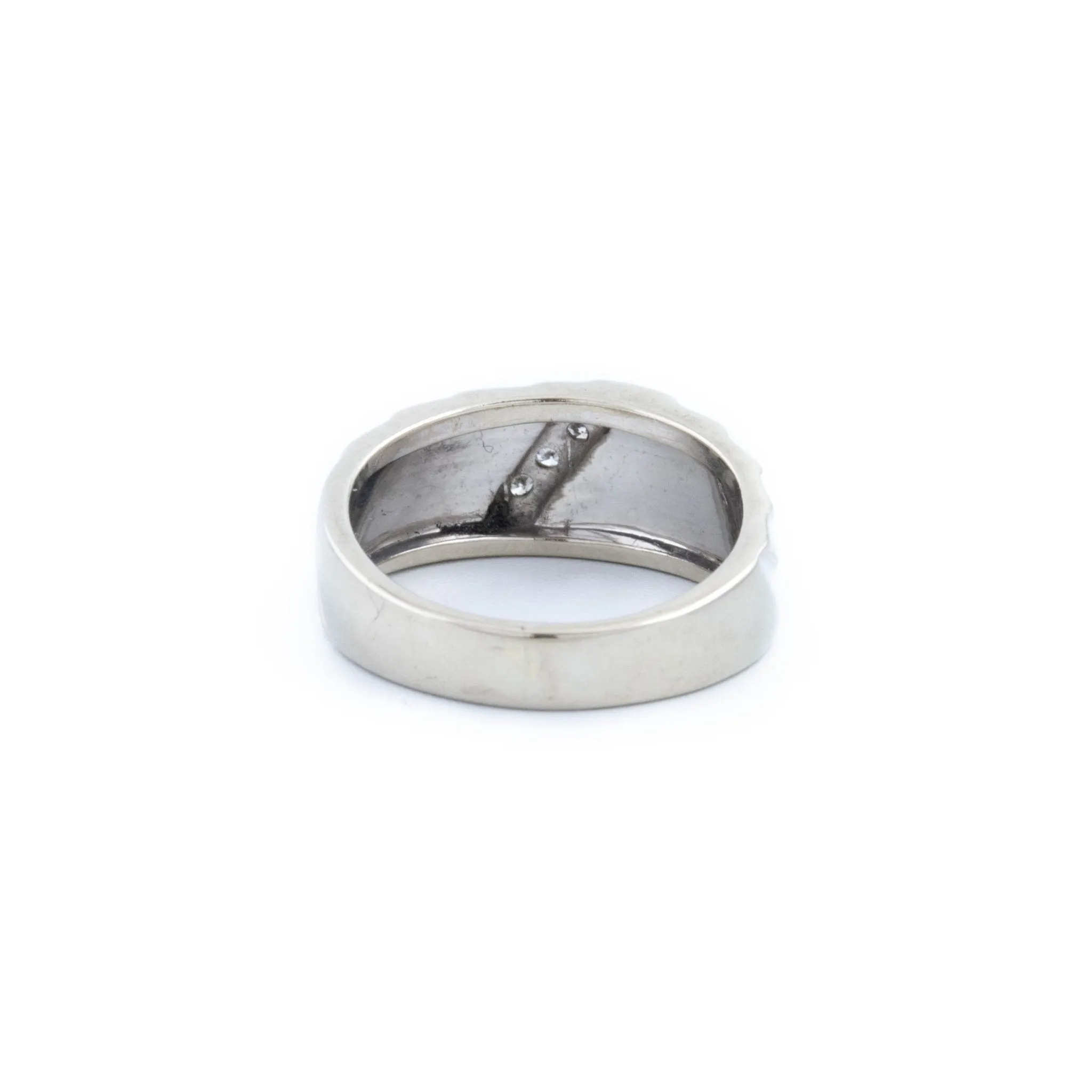 Vintage Ridged Gold Ring
