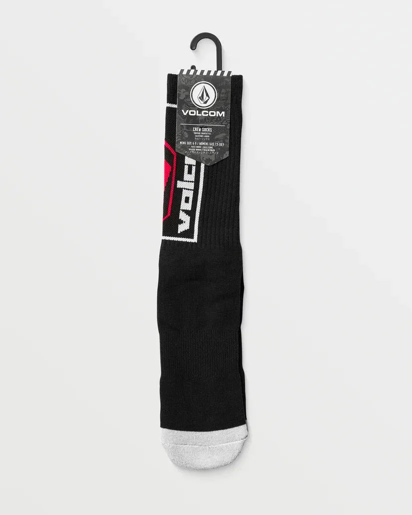 Volcom Men's Modstone Socks Black D6312504_BLK