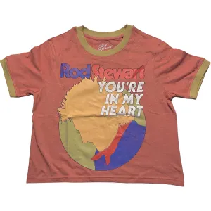 Woman's Rod Stewart Crop Top - In My Heart