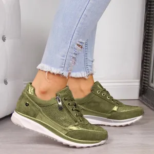 Womens Sneakers  Breathable Mesh  Side Zipper  Orthotic Support  Casual Fit