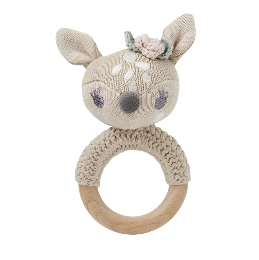 Wooden Baby Rattle