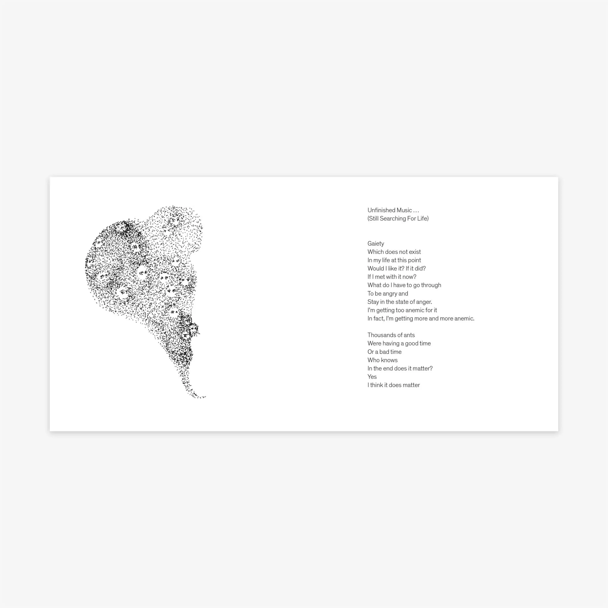 Yoko Ono: Everything in the Universe is Unfinished